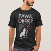 Paw and Order Special Treed Unit Training Dog en T-shirt (Voorkant)