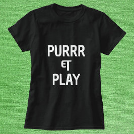 Paw and Play Funny Schattige Eenvoudig Modern Gepe T-shirt