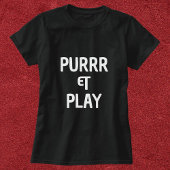 Paw and Play Funny Schattige Eenvoudig Modern Gepe T-shirt