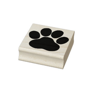 Paw Animal Print Rubberstempel