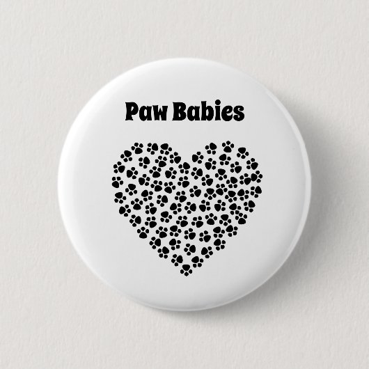 Paw baby's. Pet mama Happy Moederdag Ronde Button 5,7 Cm (Voorkant)