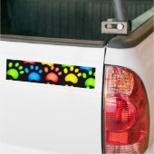 Paw-behangpapier Bumpersticker (Op Truck)
