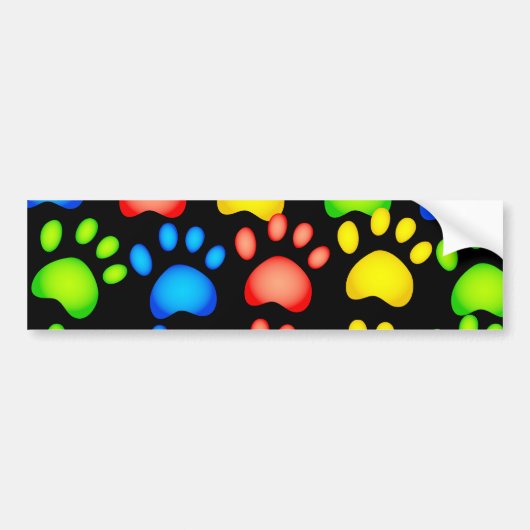 Paw-behangpapier Bumpersticker (Voorkant)