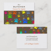 Paw-behangpapier Visitekaartje (Voorkant / Achterkant)
