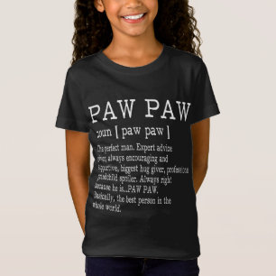Paw Definition Grandpa Vaderdag Gifts - Ik T-shirt