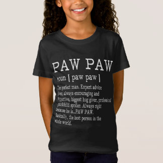 Paw Definition Grandpa Vaderdag Gifts - Ik T-shirt