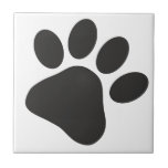 Paw Dog Dierenvriend Cute Simple Minimal Tegeltje<br><div class="desc">Paw Dog Dierenvriend Cute Simple Minimal</div>