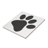 Paw Dog Dierenvriend Cute Simple Minimal Tegeltje (Zijkant)