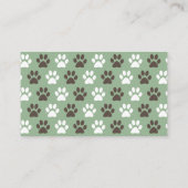 Paw Doggie Day Care Visitekaartje (Achterkant)