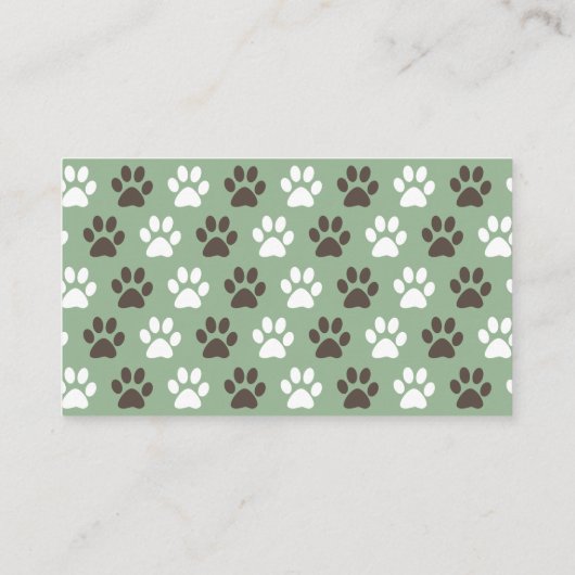 Paw Doggie Day Care Visitekaartje (Achterkant)