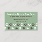 Paw Doggie Day Care Visitekaartje (Voorkant)