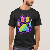 Paw Donkere T-shirt (Voorkant)