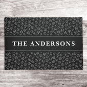 Paw drukt familienaam of huisdier af deurmat