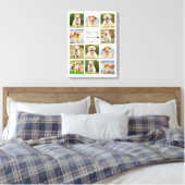 Paw Drukt mijn hoofdartikel Memorial 11 Foto Colla Canvas Afdruk (Insitu (Slaapkamer))