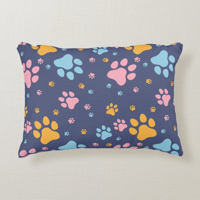 Paw Fame 12x16 Accent Pillow Kussen (Voorkant)
