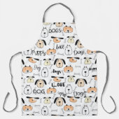 Paw-fect Chef Hondenliefhebber Schort (Voorkant)