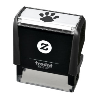 Paw Gedrukte Stamp Zelfinktende Stempel