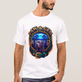 Paw & Gem Luxury Adventure Pet Lover T-Shirt (Voorkant)