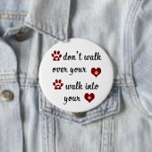 Paw Heart Quote Button (In situ)