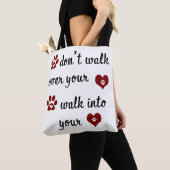 Paw Heart Quote Tas (Dichtbij)