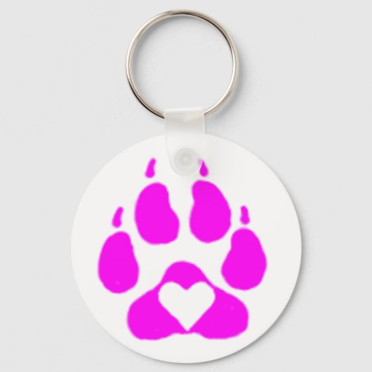 Paw Heart Sleutelhanger (Voorkant)