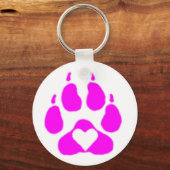 Paw Heart Sleutelhanger (Voorkant)