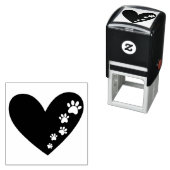 Paw & Heart Zelfinkende Stempel (In situ)