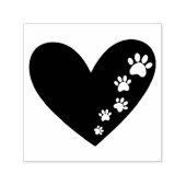 Paw & Heart Zelfinkende Stempel (Design)