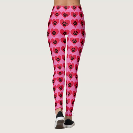 "Paw Hearts" Leggings (Achterkant)