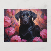 Paw in Petals-briefkaart Briefkaart (Voorkant)