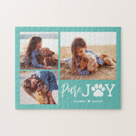 Paw Joy EDITABLE COLOR persoonlijke puzzle Legpuzzel