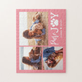 Paw Joy EDITABLE COLOR persoonlijke puzzle Legpuzzel (Verticaal)
