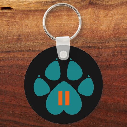 paw keychain (Voorkant)