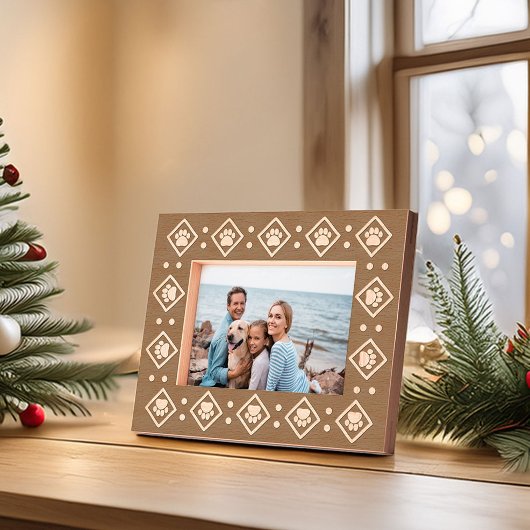 Paw Laser geëtst Afbeelding Lijst Gegraveerde Lijstjes