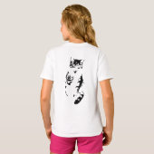 Paw-Lick-houding T-shirt (Achterkant volledig)