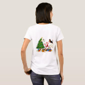 PAW-LIDAY PANIC! Santa’s Furry Mayhem T-Shirt (Achterkant volledig)