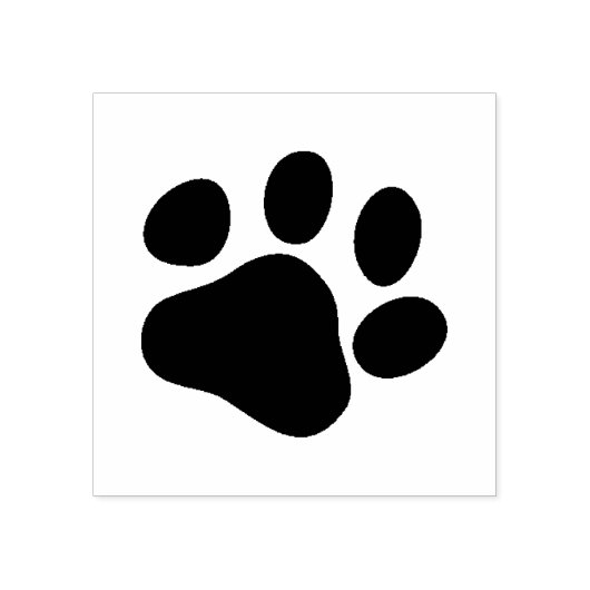 PAW links Rubberstempel (Afrduk)