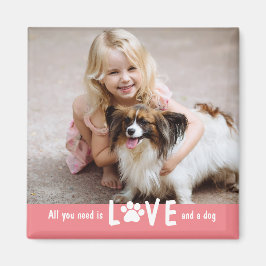 Paw Love Editable Color Magnet
