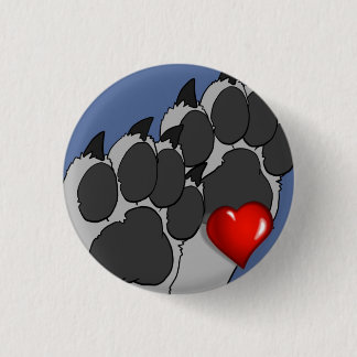 Paw Lover Ronde Button 3,2 Cm