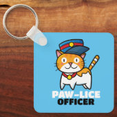 Paw-luisfunctionaris Sleutelhanger (Voorkant)