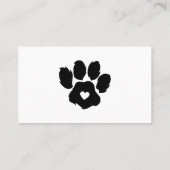 Paw minimalist Pet branding Visitekaartje (Achterkant)