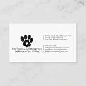 Paw minimalist Pet branding Visitekaartje (Voorkant)