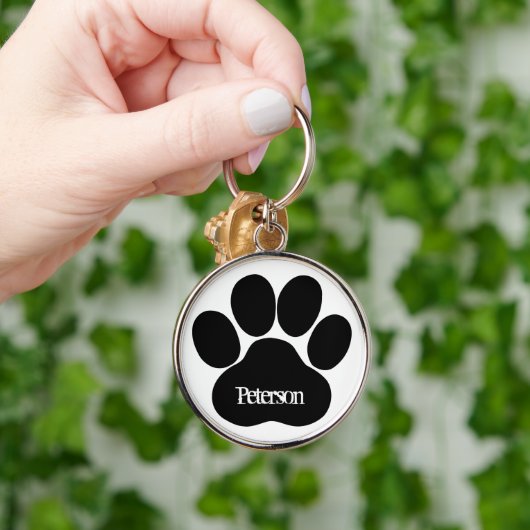 Paw-monogram Sleutelhanger (Hand)