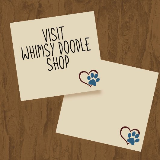 Paw n' Heart Hond Love 3" x 3" Post-it® Notities Notes