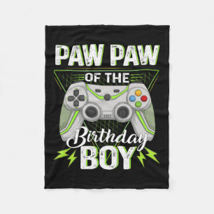Paw of the B-day Boy Gamer Boy Geweldige videogame Fleece Deken
