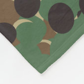 Paw Pad camouflage Fleece Deken (Hoek)