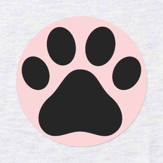 Paw Pads Iron-on Labels (Design 1)