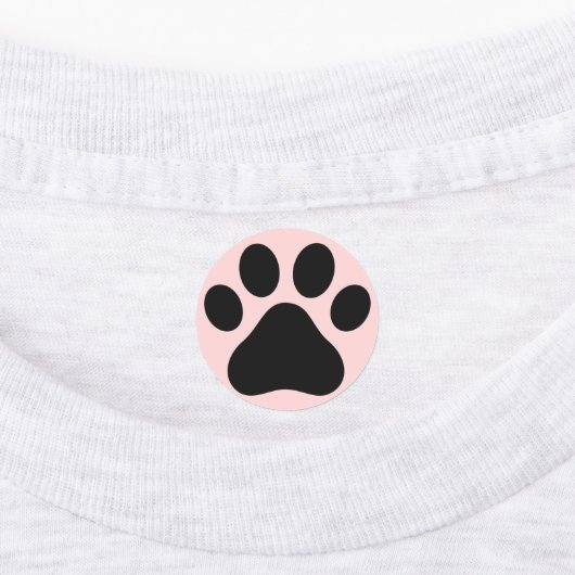 Paw Pads Iron-on Labels (Aangebracht)