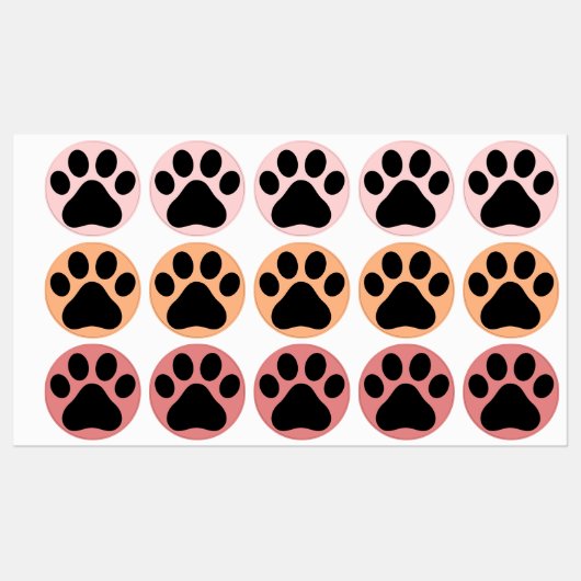 Paw Pads Labels (Vel)