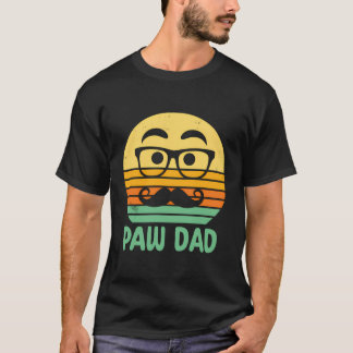 Paw Papa Dierenvriend Papa Huisdieren Vader Lifest T-shirt